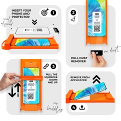 Ochranné sklo na Honor Magic 7 Pro (Magic3D) + samočistiaci aplikátor