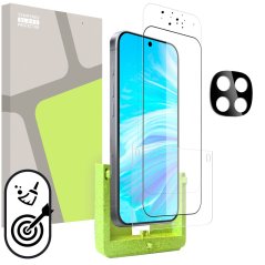 Ochranné sklo pro Xiaomi Redmi Note 15 Pro 5G + kamera (SAMOINSTALAČNÍ APLIKÁTOR) kompatibilní s pouzdrem