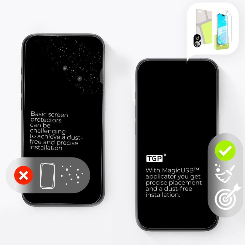 Ochranné sklo na Xiaomi Redmi Note 13 Pro 5G  (SAMOINŠTALAČNÝ APLIKÁTOR) kompatibilný s puzdrom