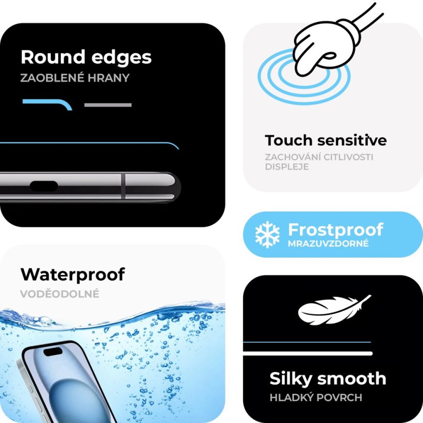 Ochranné sklo na Honor 90 (3D Glass) + aplikátor