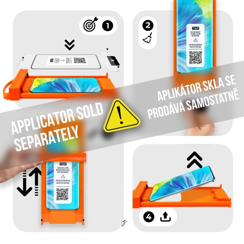 Ochranné sklo na Honor Magic 7 Pro (Magic3D) NÁHRADNÉ sklo pre samočistiaci aplikátor