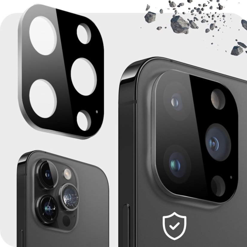 Ochranné sklo pro iPhone 16 Pro Max, ANTIBACTERIAL + sklo na kameru