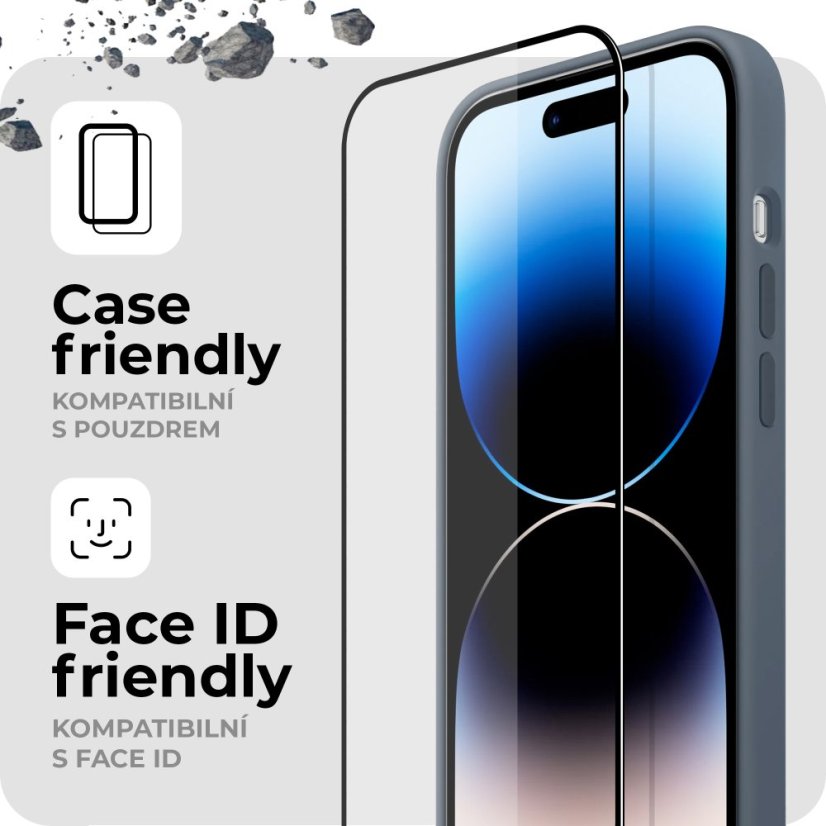 Ochranné sklo na iPhone 17 Pro Max, s lepiacou ESD vrstvou odpudzujúcou prach