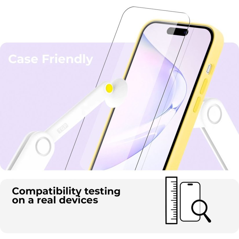 Ochranné sklo pro Google Pixel 9 Pro XL  (SAMOINSTALAČNÍ APLIKÁTOR) kompatibilní s pouzdrem