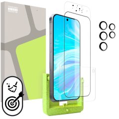 Ochranné sklo pro Samsung Galaxy S25 Ultra  + kamera (SAMOINSTALAČNÍ APLIKÁTOR) kompatibilní s pouzdrem