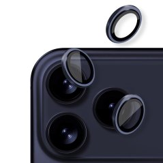 Ochranné sklo na objektív pre iPhone 17 Pro / 17 Pro Max, modrá