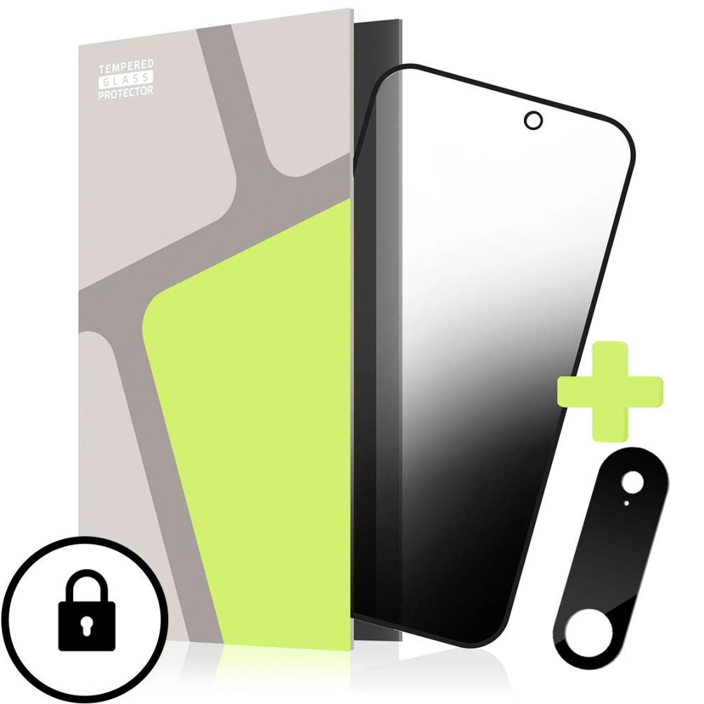 E-shop Ochranné sklo na iPhone 17 Air, PRIVACY GLASS + sklo na kameru (CaseFriendly)