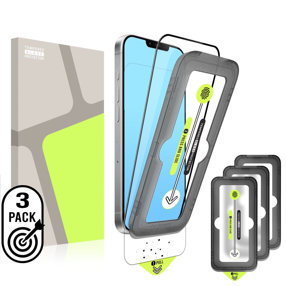 E-shop Ochranné sklo na iPhone 12/12 Pro Max + aplikátor (3 pack)